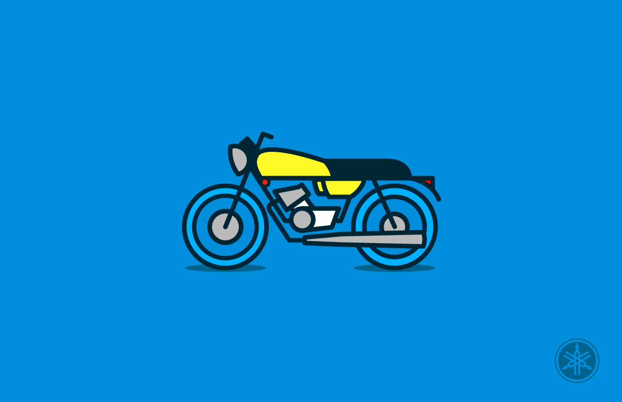 Yamaha RX a minimal illustration I made today