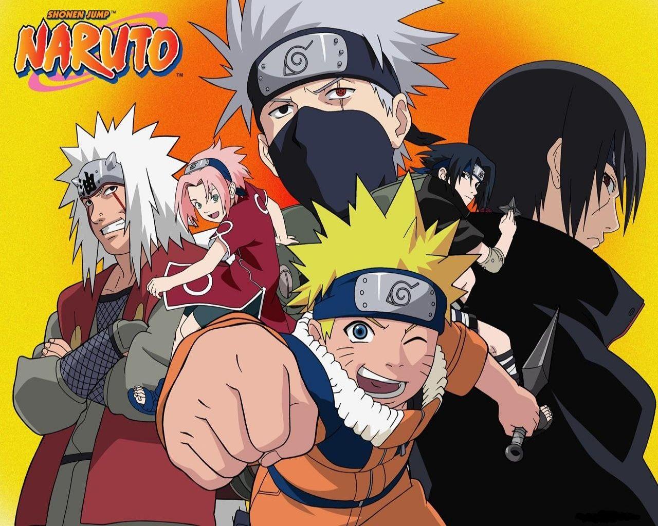 Naruto Characters Drawing HD Wallpaper, Background Image