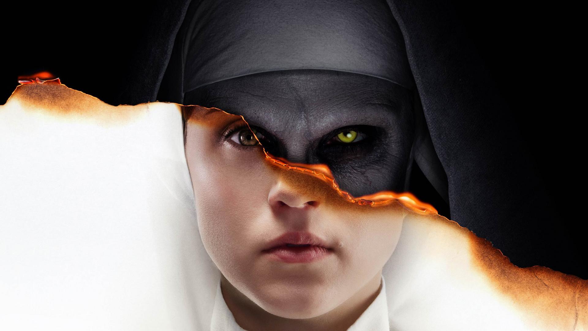 Download 1920x1080 wallpaper the nun, movie, poster, full HD