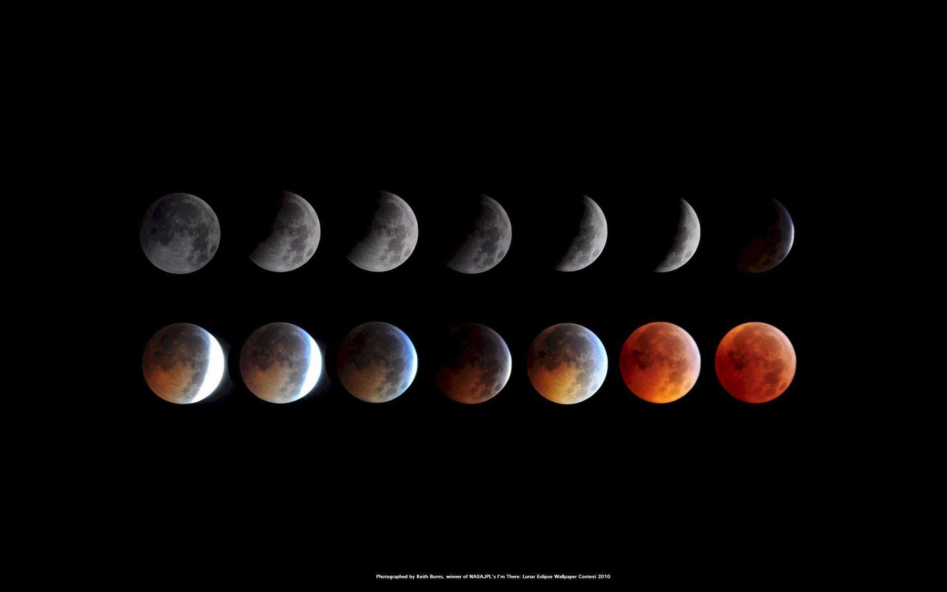 Total Lunar Eclipse of 2010 Space Wallpaper. NASA Wallpaper