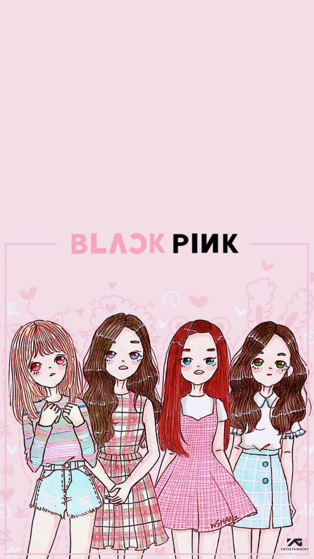 Blackpink Anime Cute Wallpapers - Wallpaper Cave