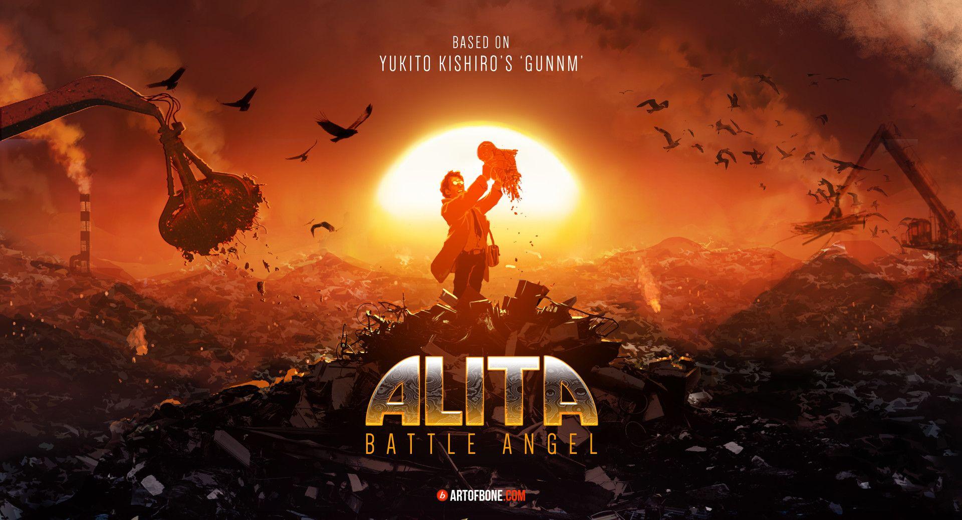 Alita Battle Angel Poster Fanart, Full HD Wallpaper