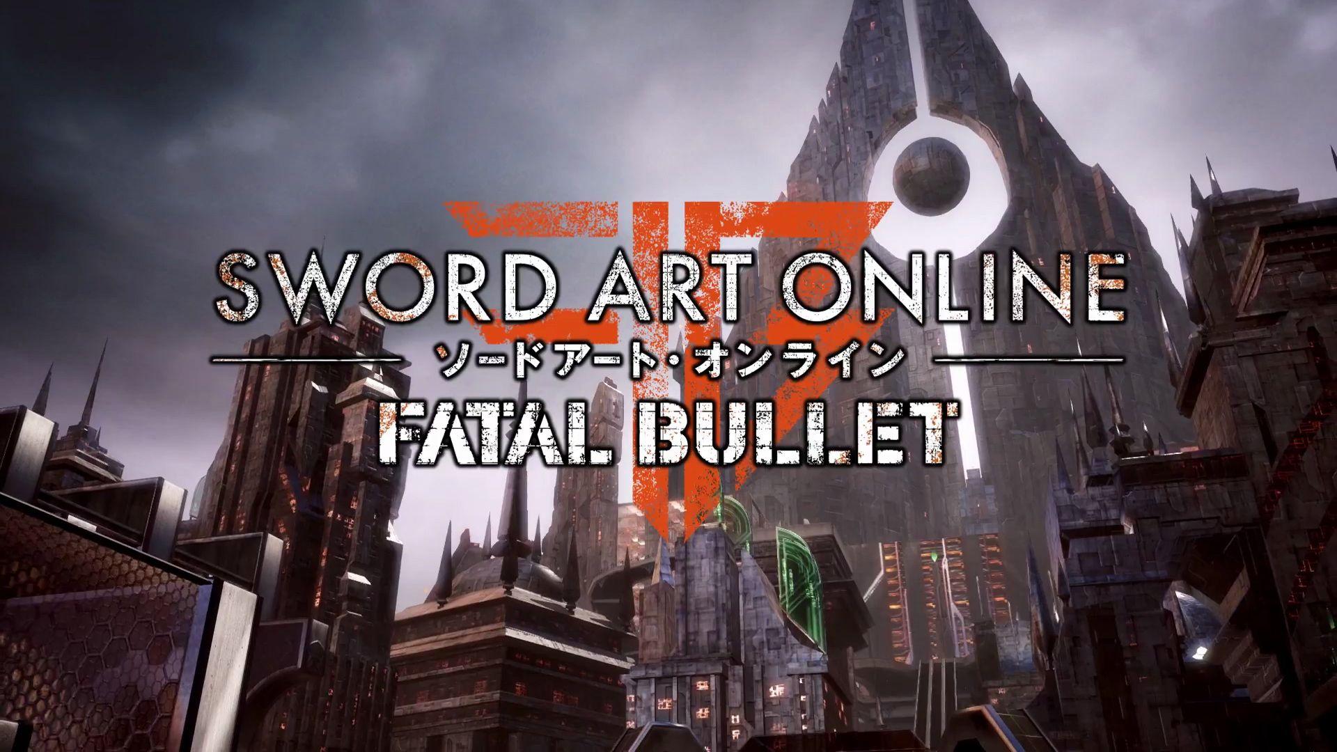 Logo gry Sword Art Online: Fatal Bullet. Wallpapers from Sword Art