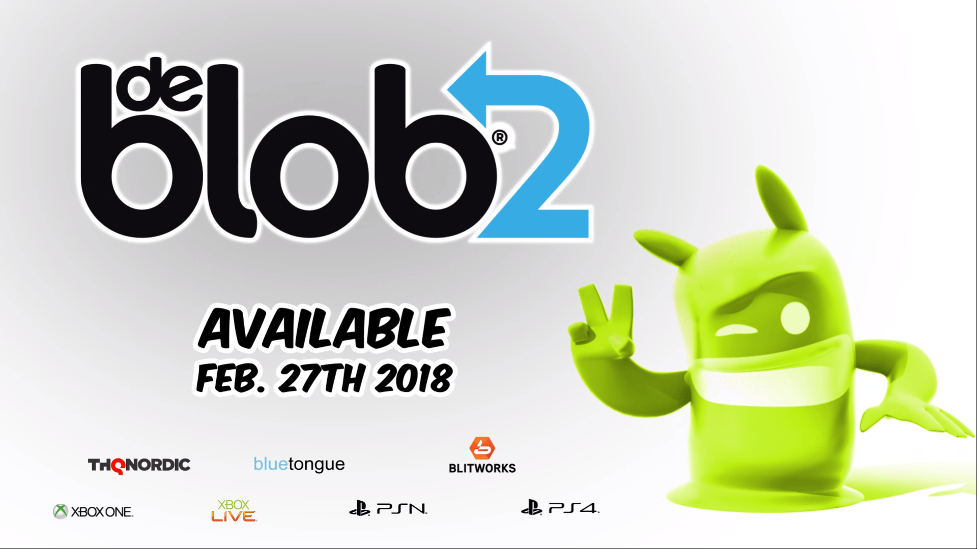 de Blob 2 Splats its Way Onto PS4 and Xbox One in February