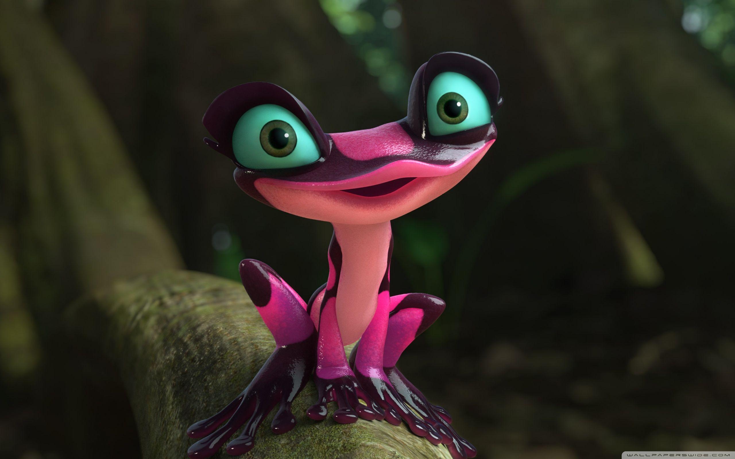 Rio 2 (2014) Gabi the Pink Frog ❤ 4K HD Desktop Wallpaper for 4K