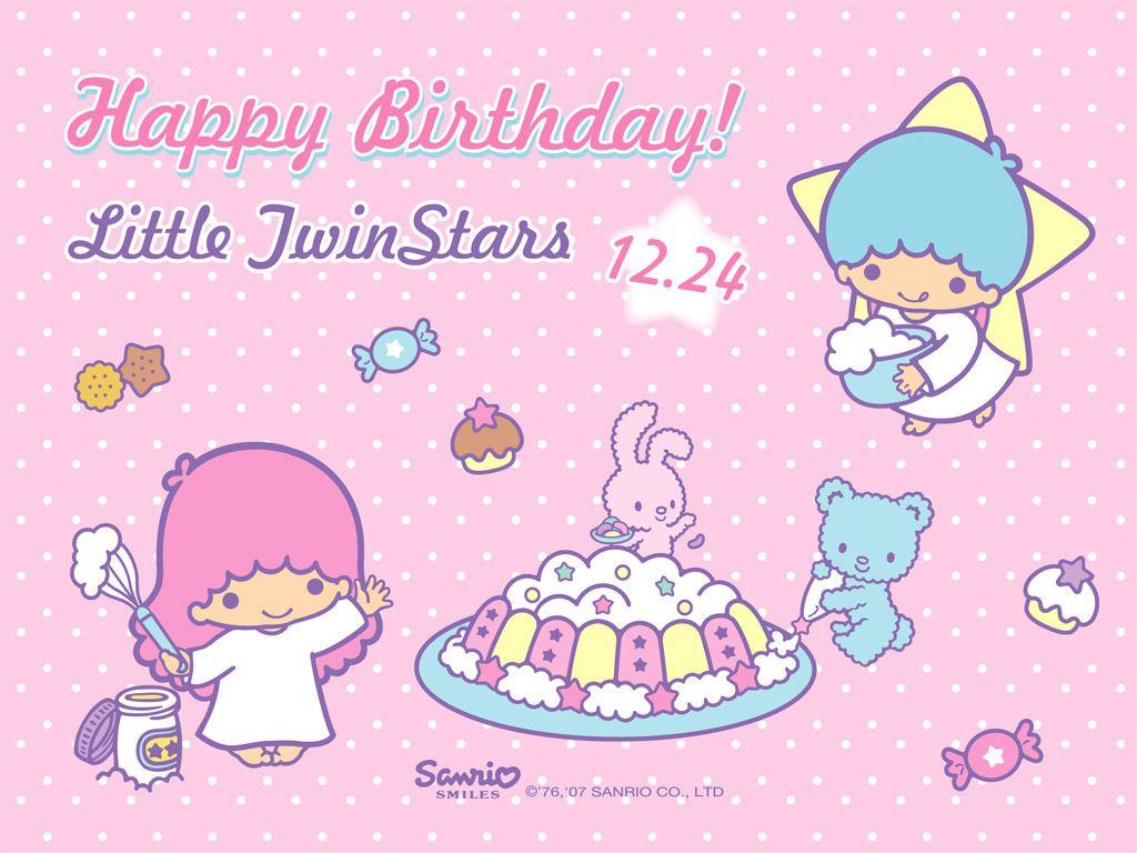 Little Twin Stars image Birthday Wallpaper HD wallpaper