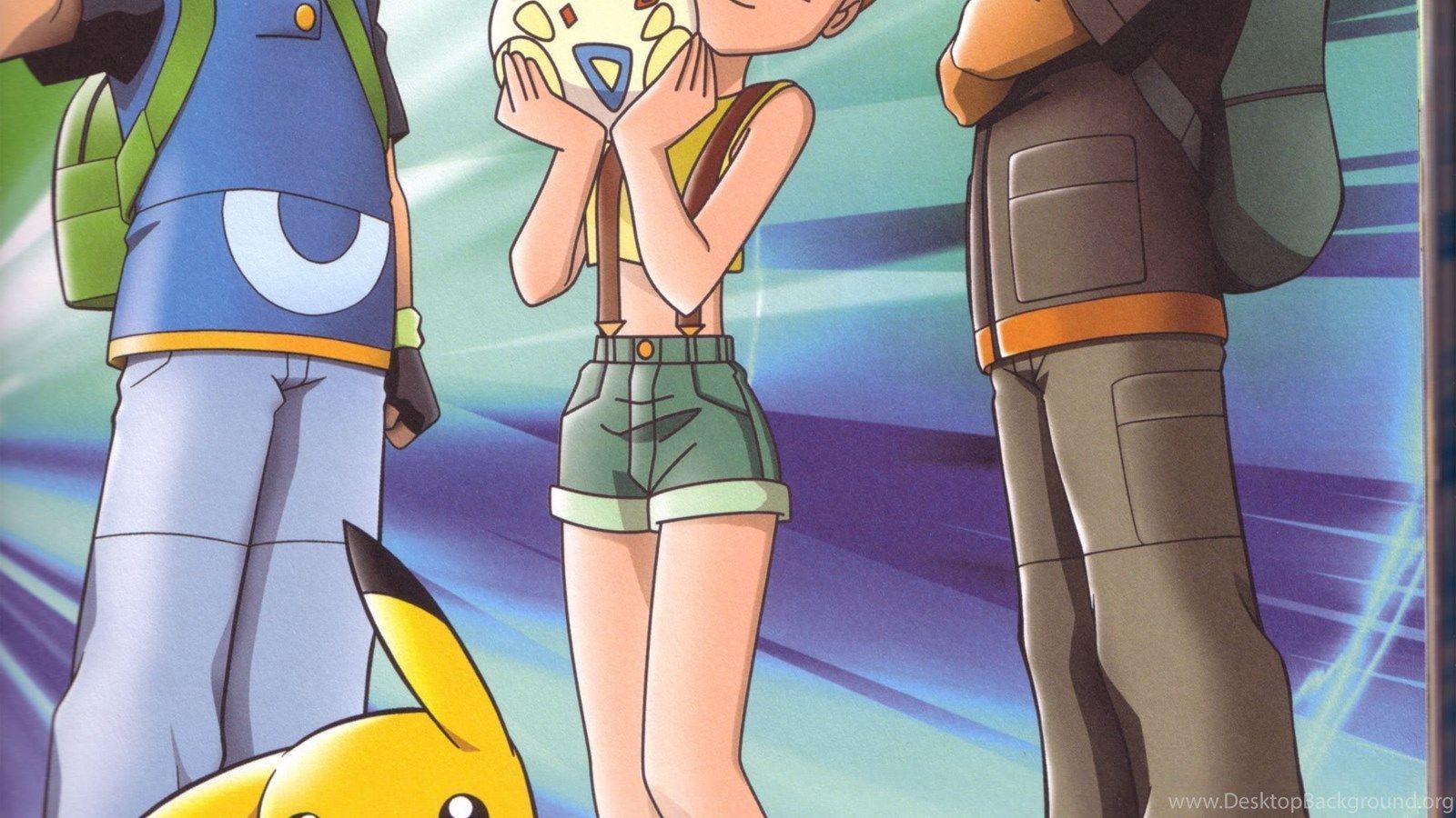 Pokemon Pikachu Misty (Pokemon) Ash Ketchum Togepi Wallpaper