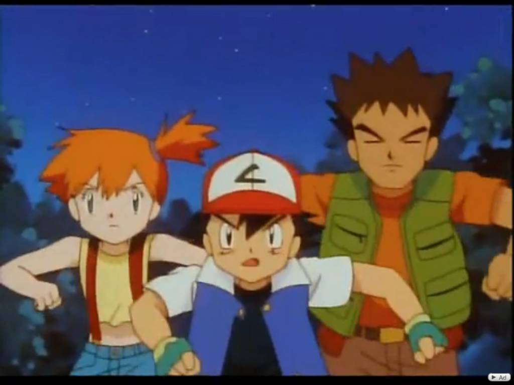 Ash, Misty and Brock