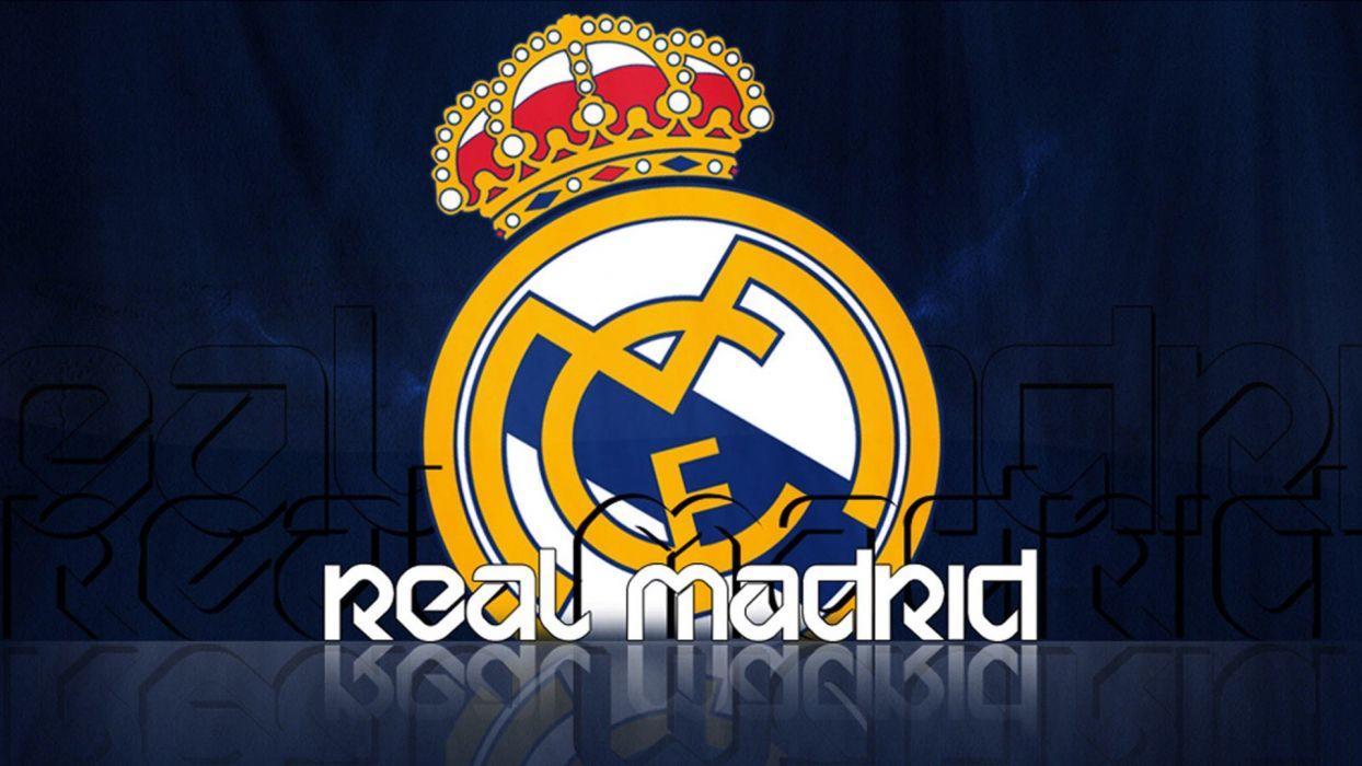 Sports soccer Real Madrid football teams Football Logos wallpaper