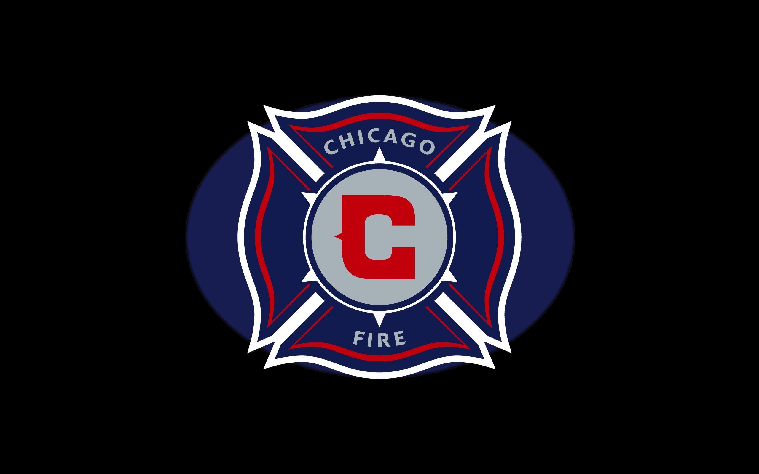 MLS Chicago Fire Logo Black wallpaper 2018 in Soccer