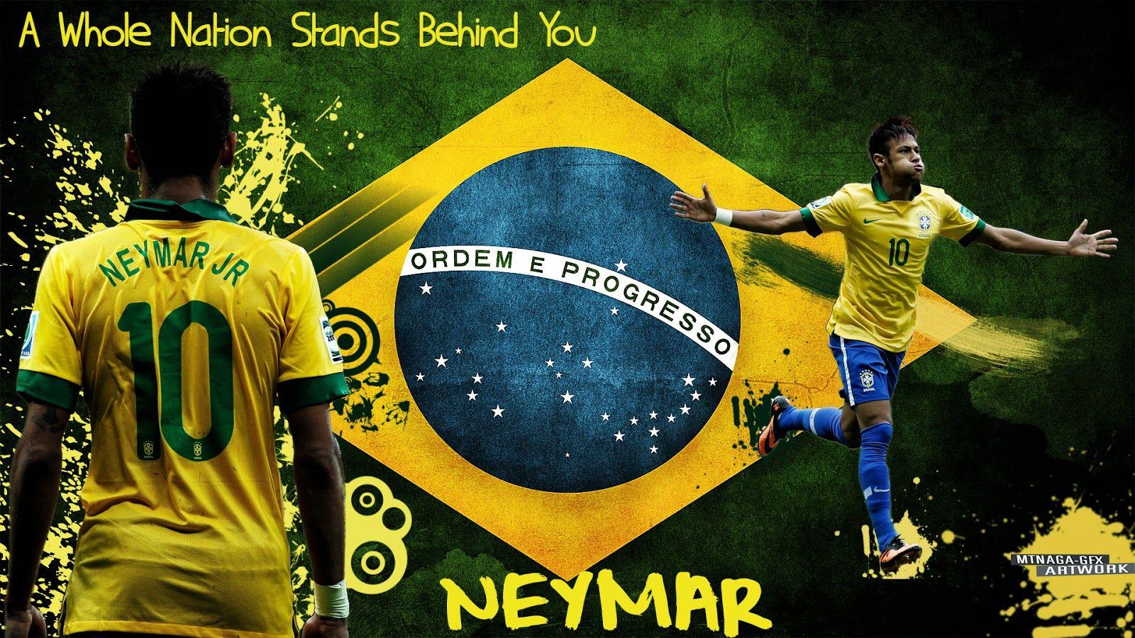 image Neymar Brazil Wallpaper Brazil Wallpaper HD