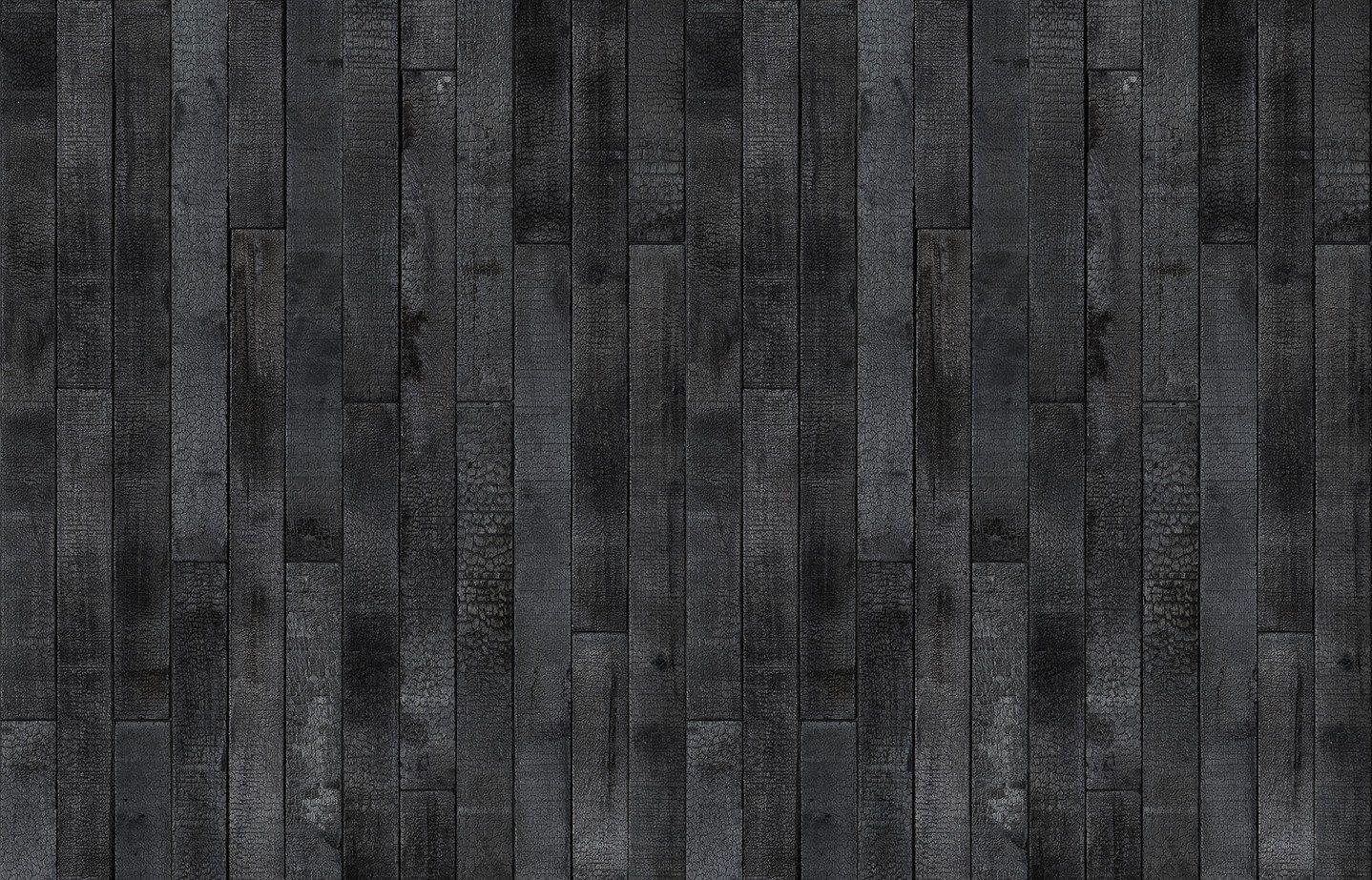 Maarten Baas Burnt Wood Wallpaper design by Piet Hein Eek for NLXL