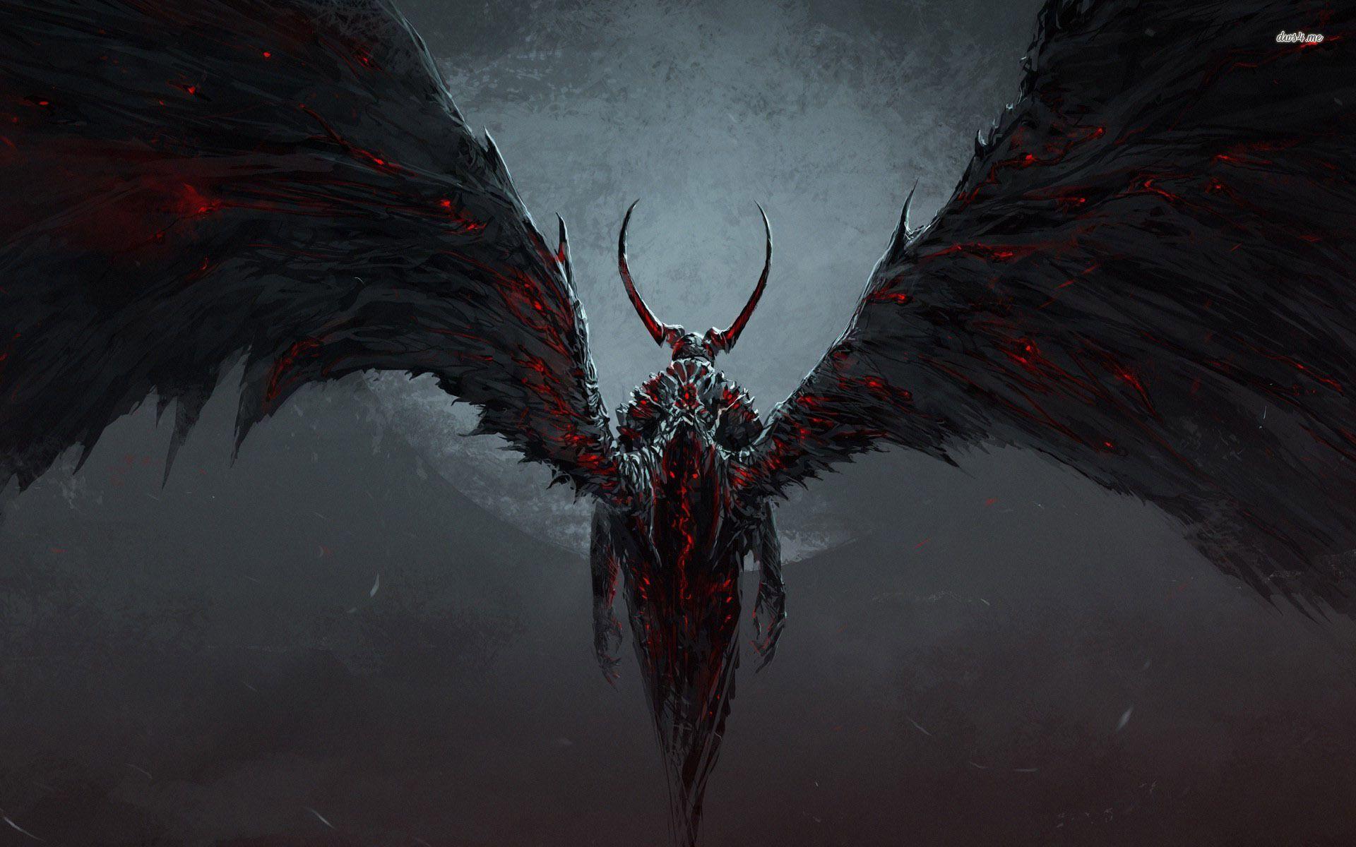 Demon Wings HD Wallpaper, Background Image