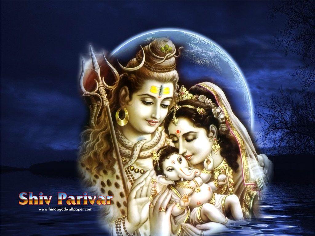 Indian God Shiv Parivar Wallpaper Download
