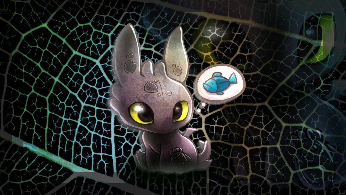 Tiny Toothless Wallpaper (TsaoShin Based)