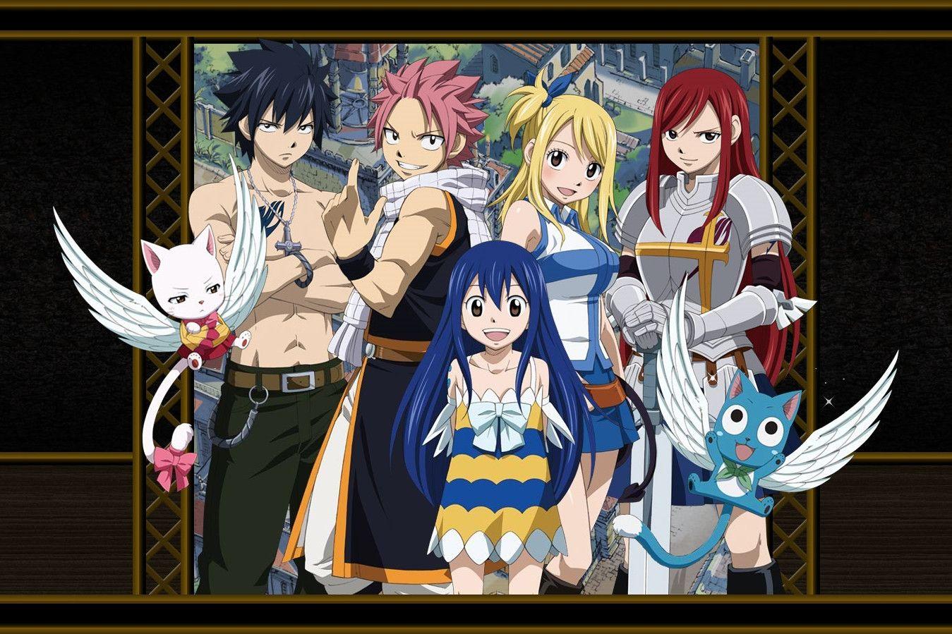 Anime Fairy Tail Wallpaper Main Characters