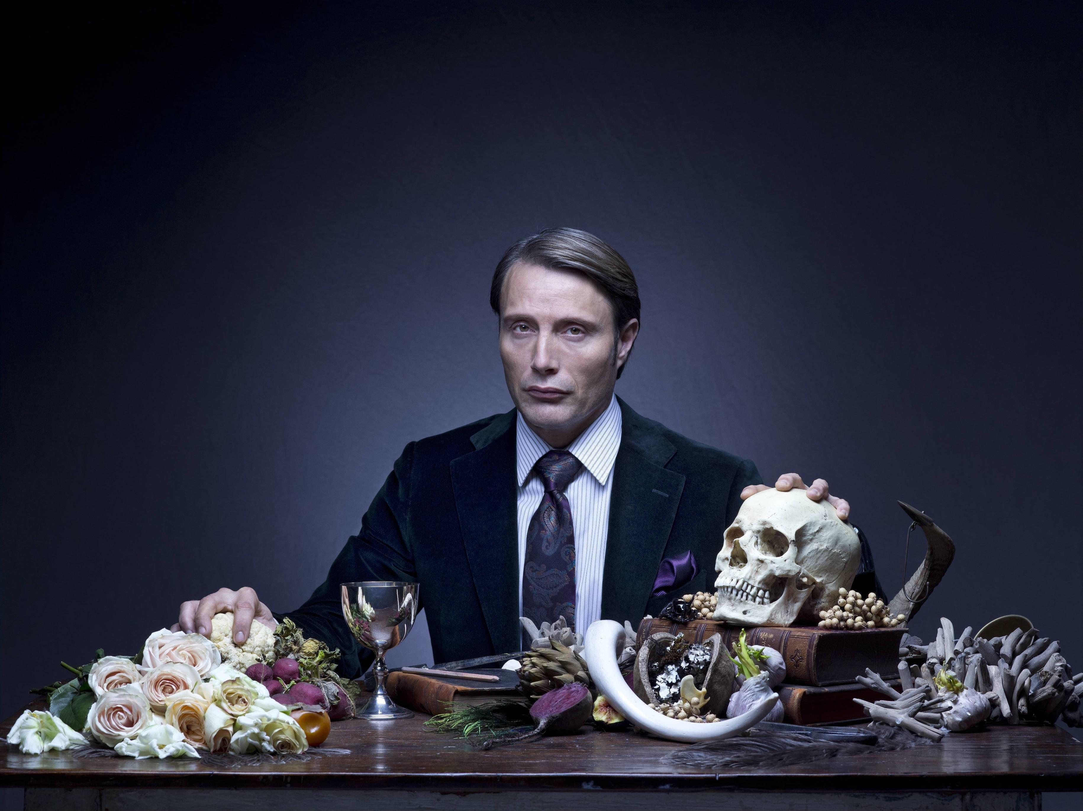 Hannibal Skull Roses HD Wallpaper 40367. Mad Mikkelsen