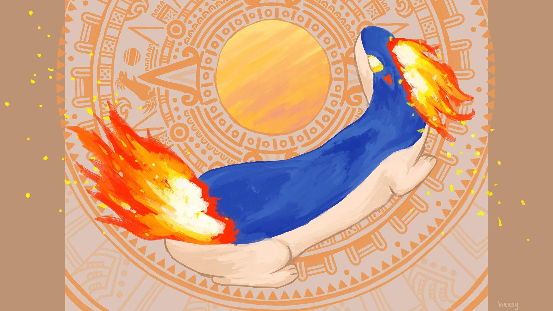 Quilava Wallpaper [OC]