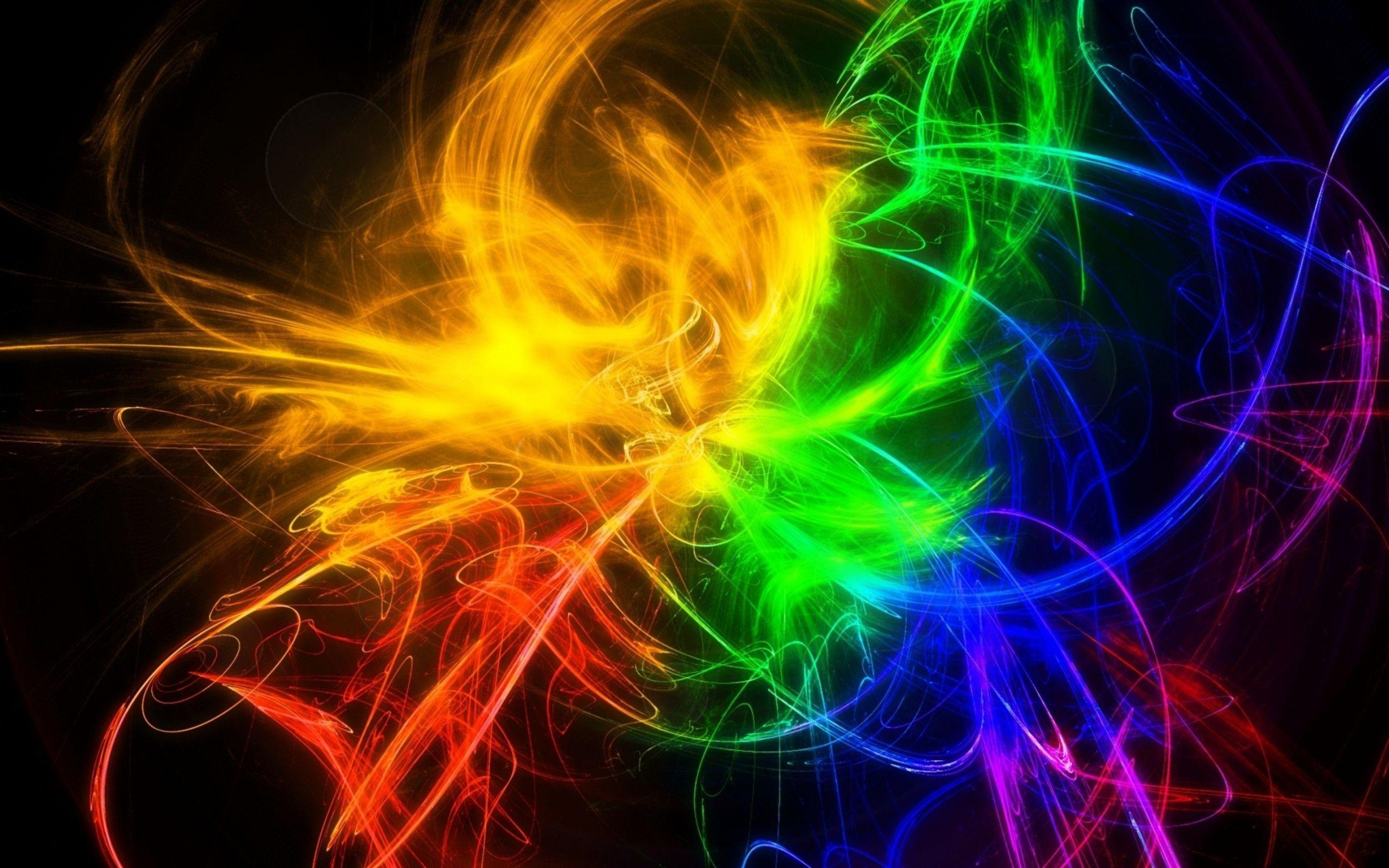 Colorful Smoke Background HD Wallpaper, Background Image