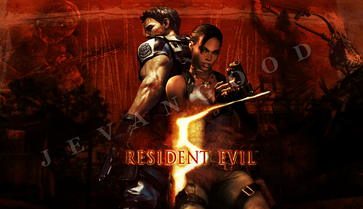 Download Two Main Characters Of Resident Evil 5 Wallpaper