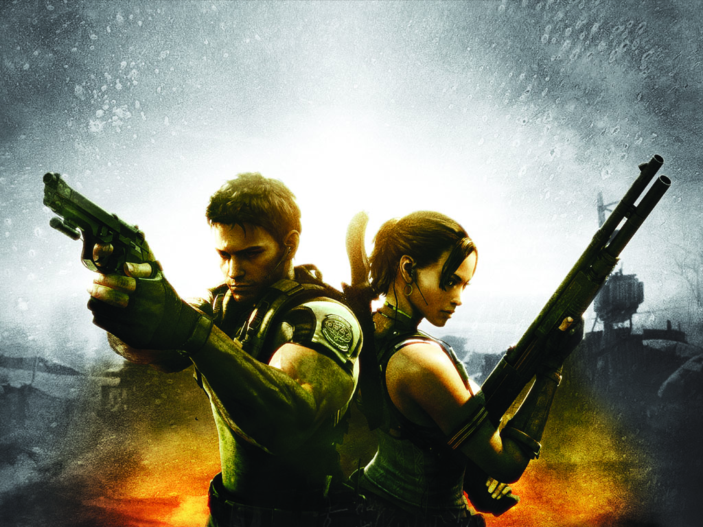 Resident Evil 5 wallpaper Redfield & Sheva Alomar