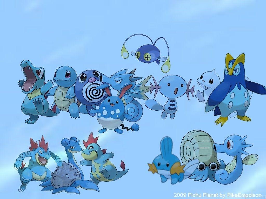 Water Pokemon Water Type Pokemon Wallpaper