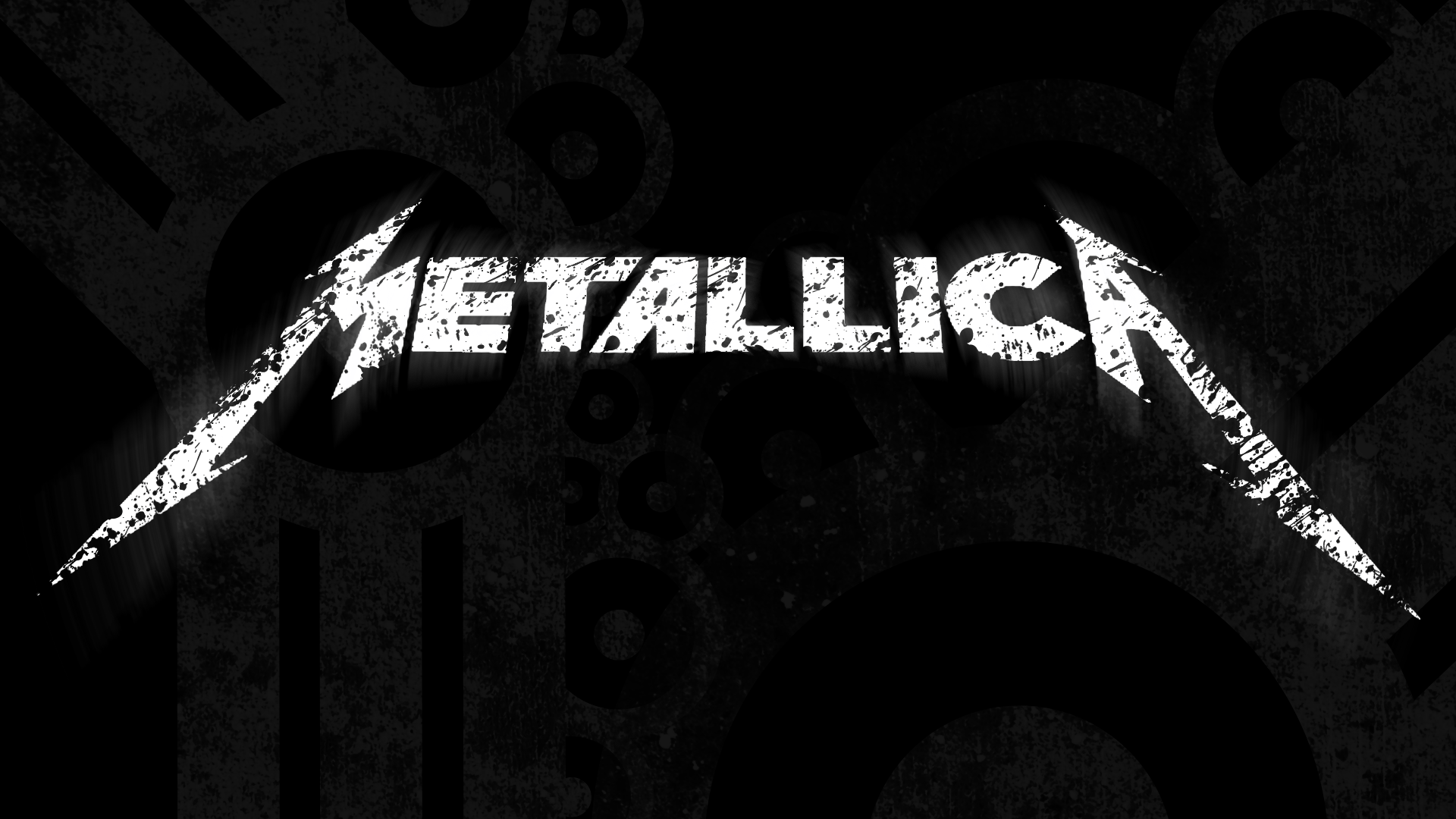General 1920x1080 metal metal music Metallica logo music monochrome