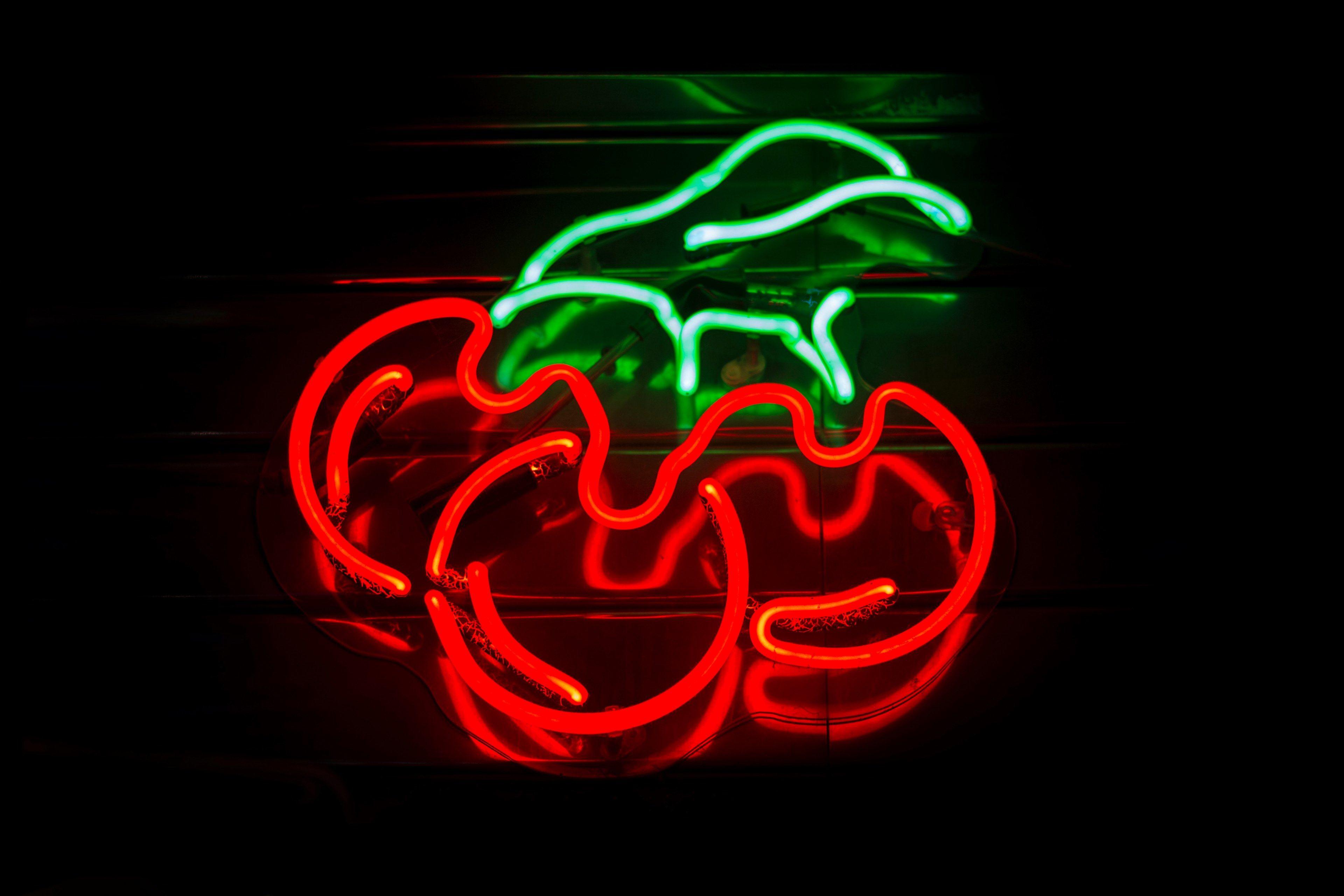 neon sign neon light and green HD 4k wallpaper and background