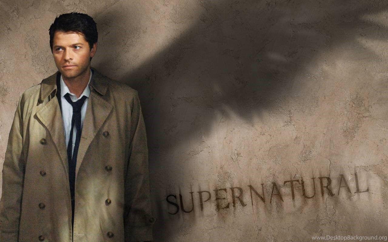 Supernatural Wallpaper Castiel Desktop Background