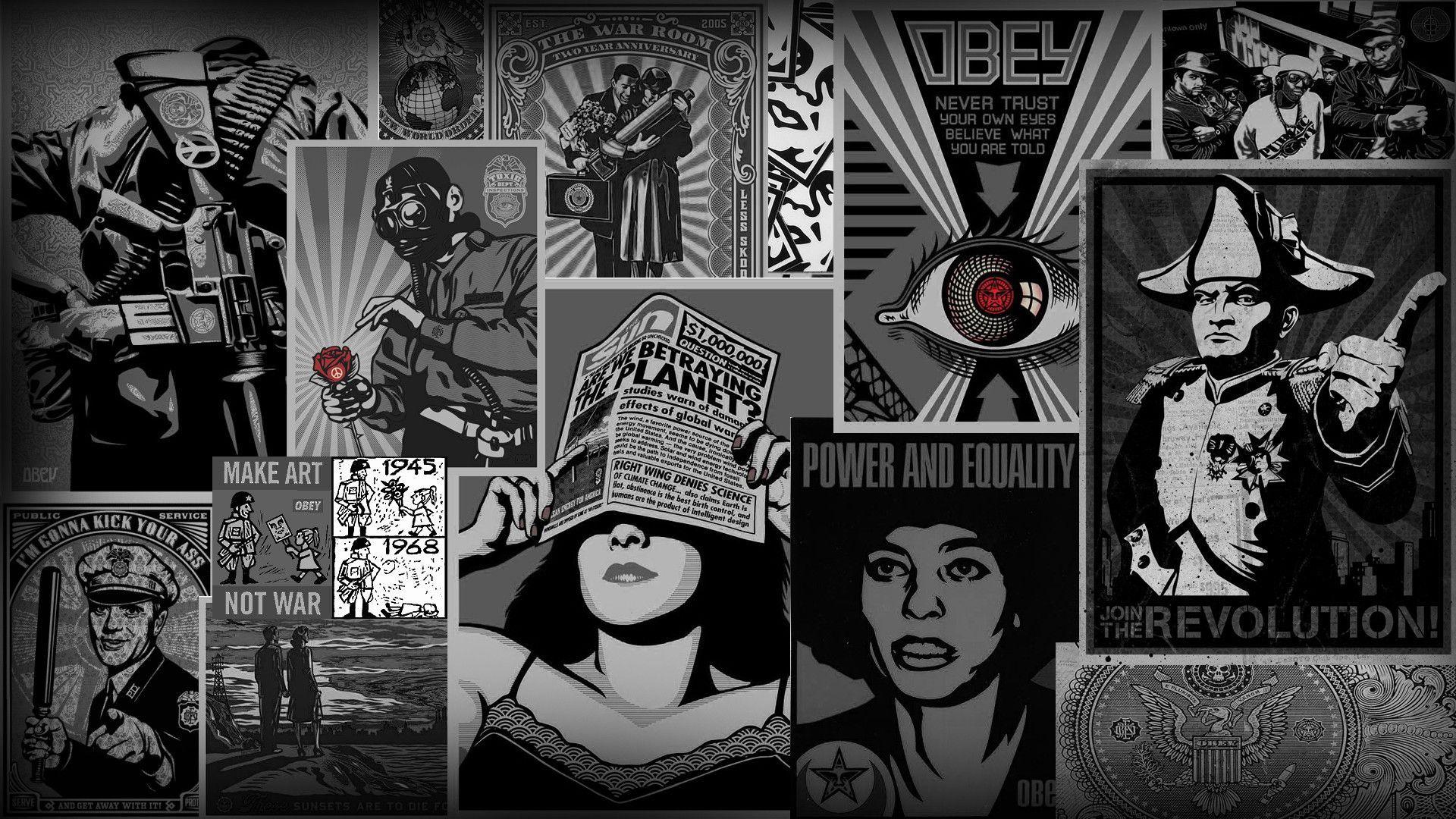 Obey Background Desktop Picture