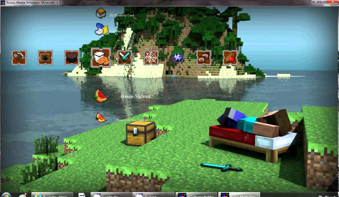 Minecraft PS3 Custom Theme