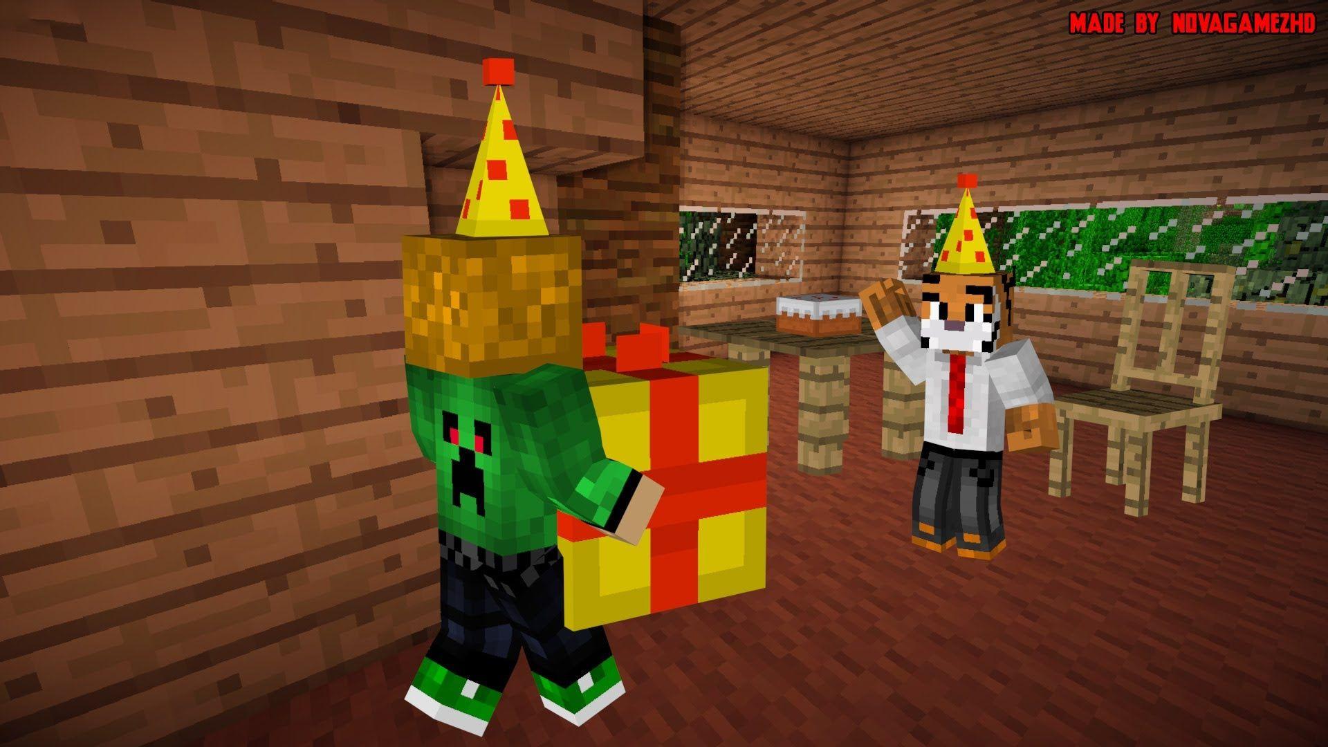 Minecraft Birthday Background Birthday Wishes!
