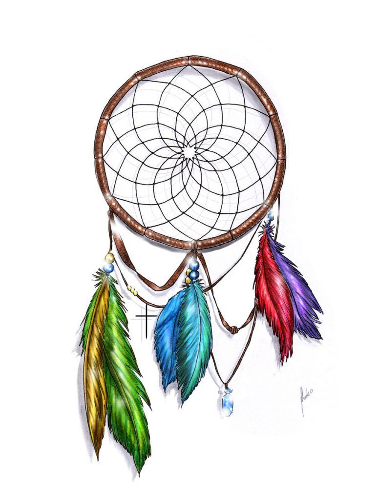 Colorful Dreamcatcher Drawing 1000 Image About Filtros