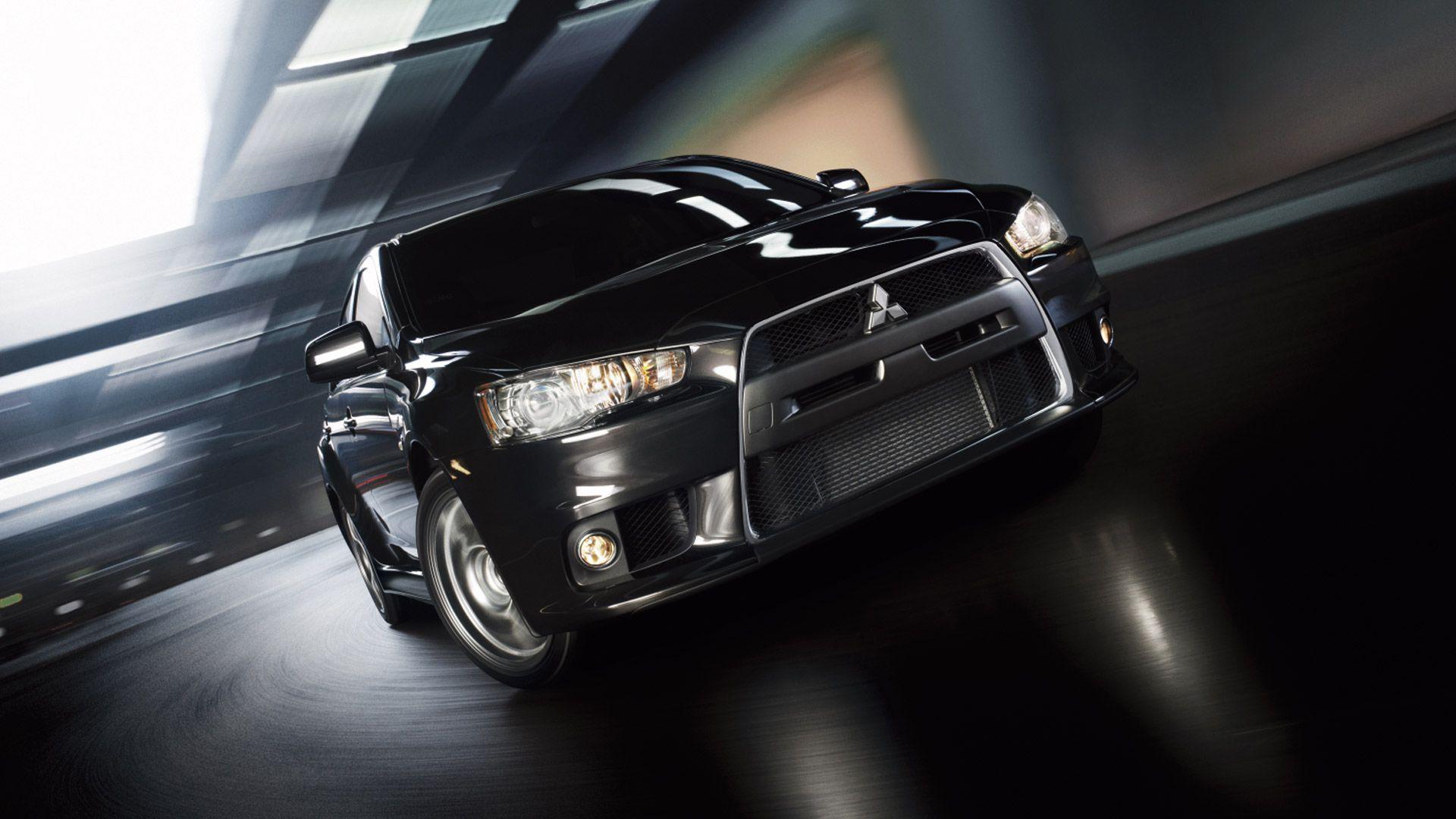 Mitsubishi Lancer 2014 Black HD Wallpaper, Background Image