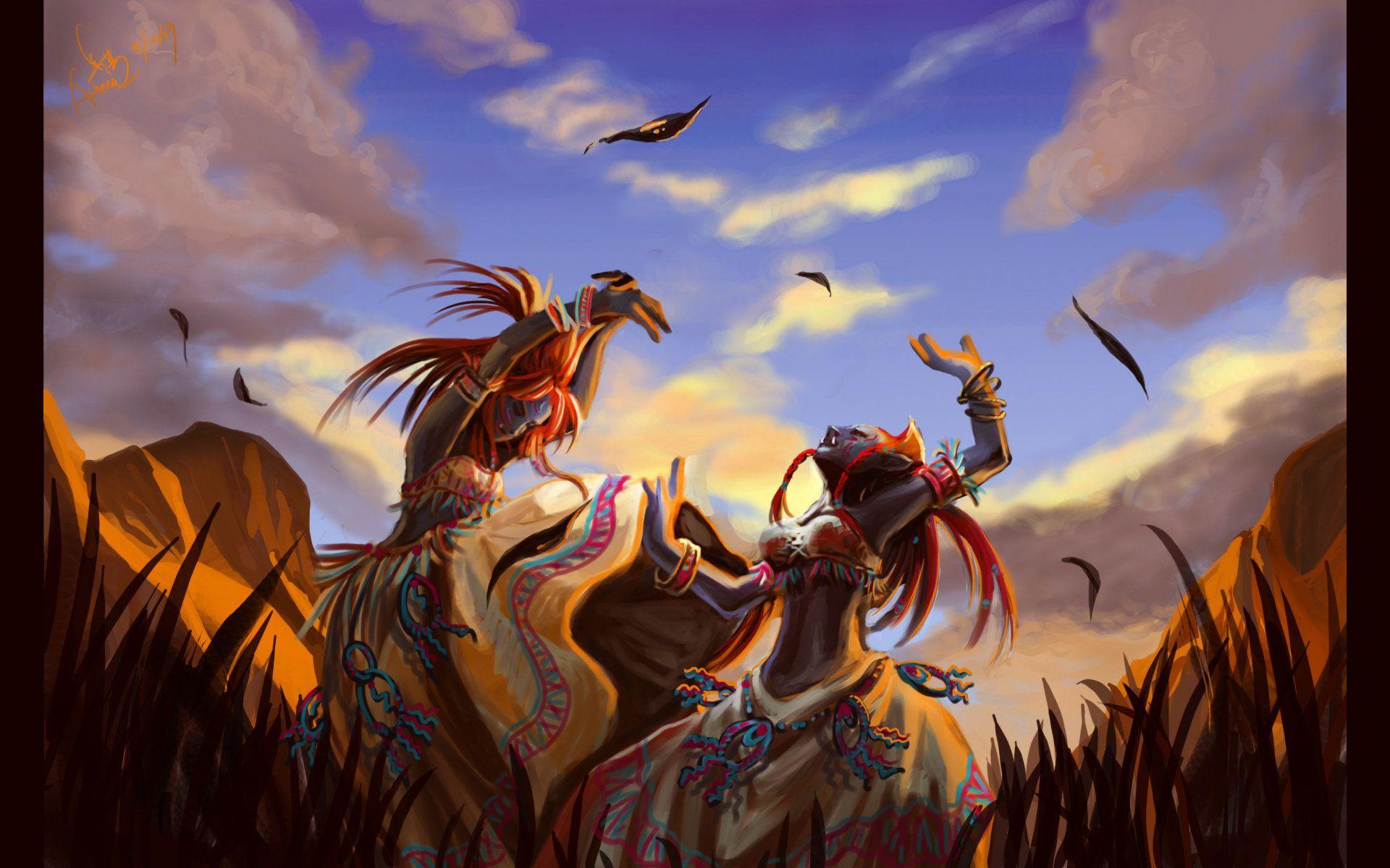 Dance Of The Barrens Wallpaper By Athena Erocith