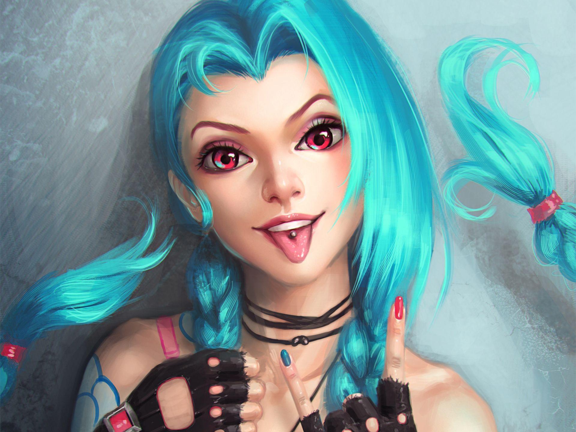 Jinx (League Of Legends) HD Wallpaper