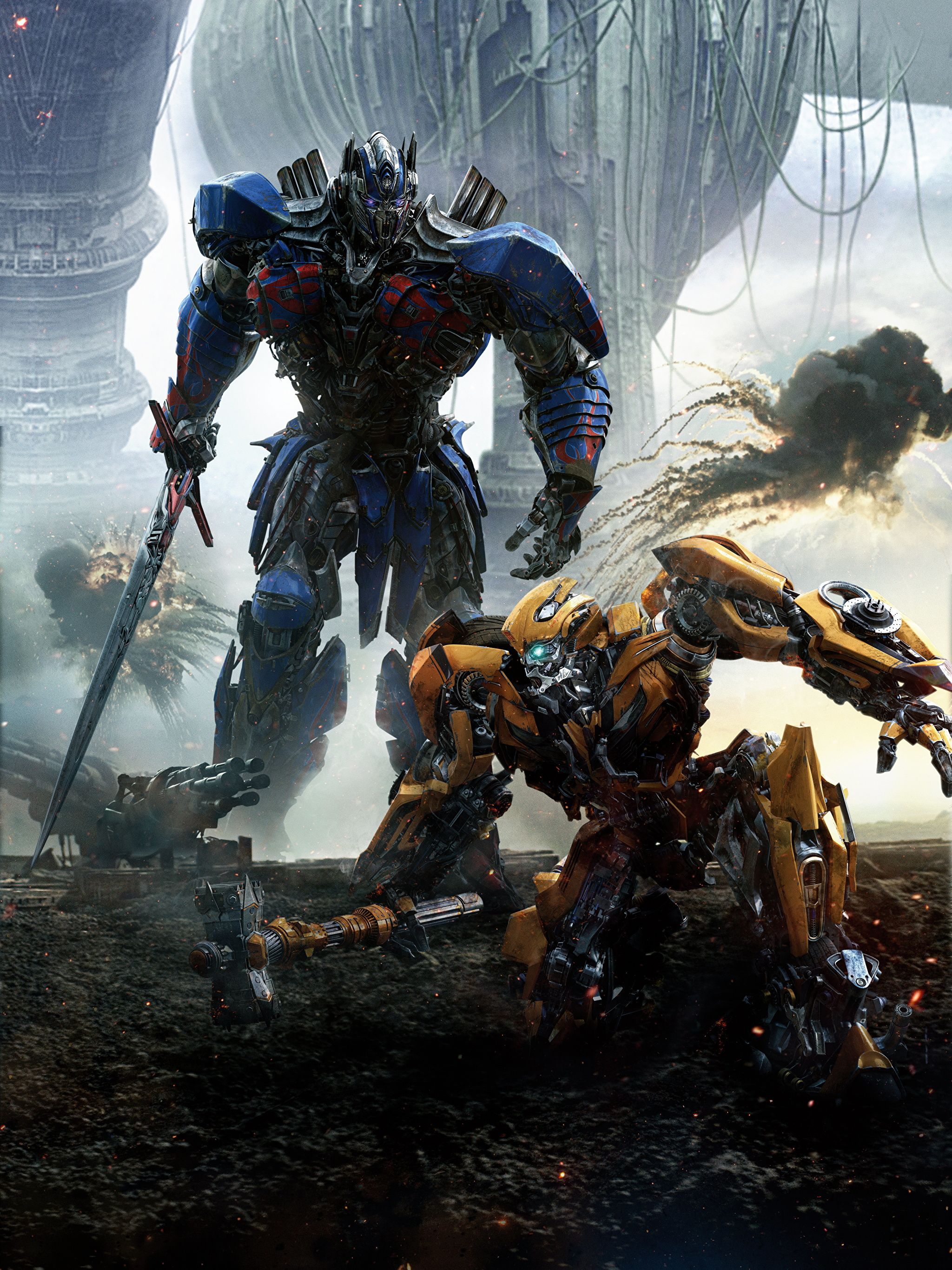 image Transformers: The Last Knight Swords Robot Optimus 2048x2732