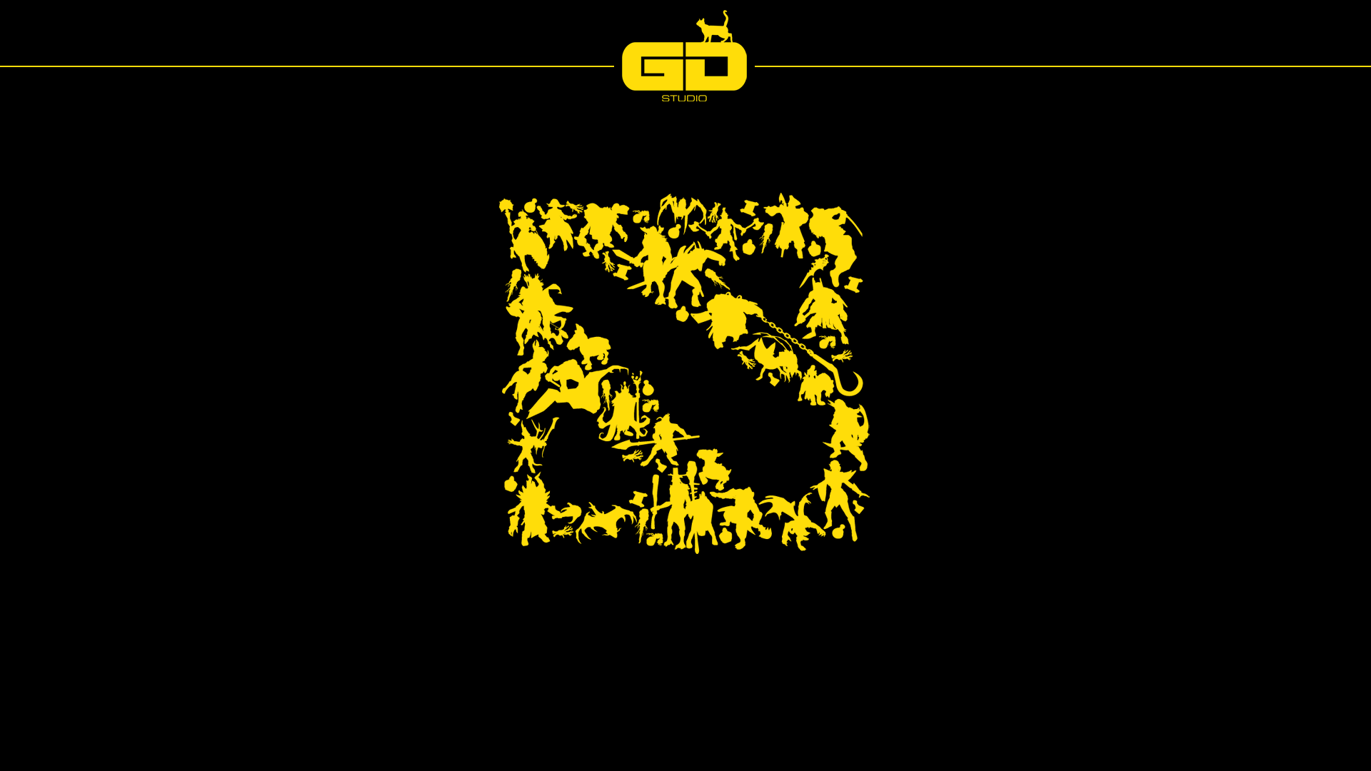 Dota 2 Silhouette Logo Wallpaper