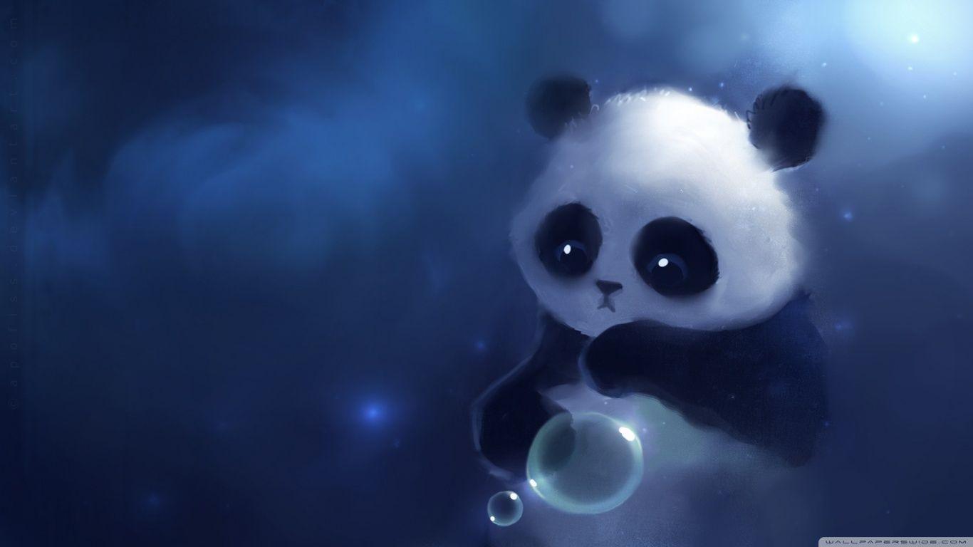 Sad Panda Painting ❤ 4K HD Desktop Wallpaper for 4K Ultra HD TV