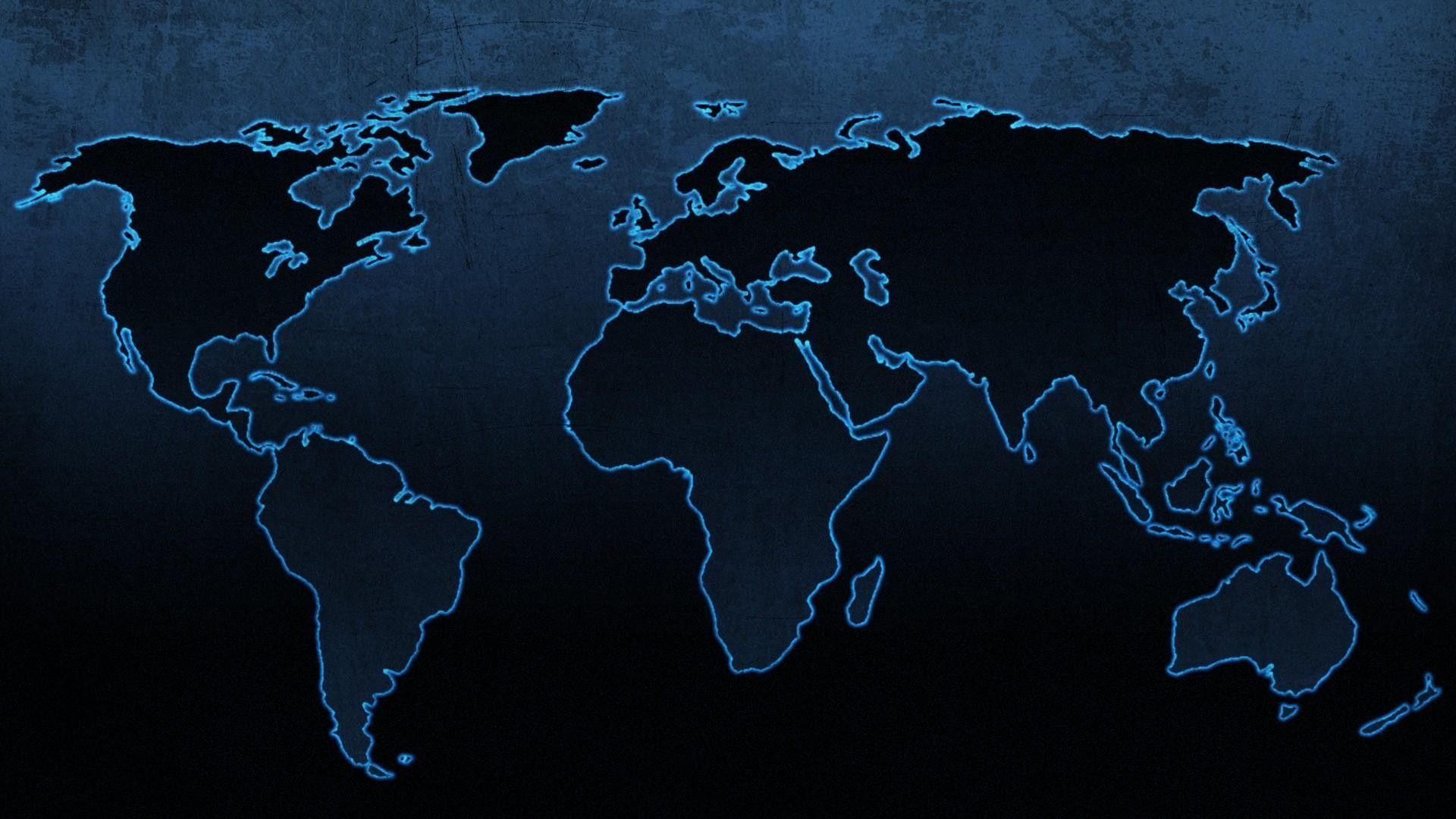 World Map Wallpaper Windows 7 Fresh Blue Continents Maps World Map