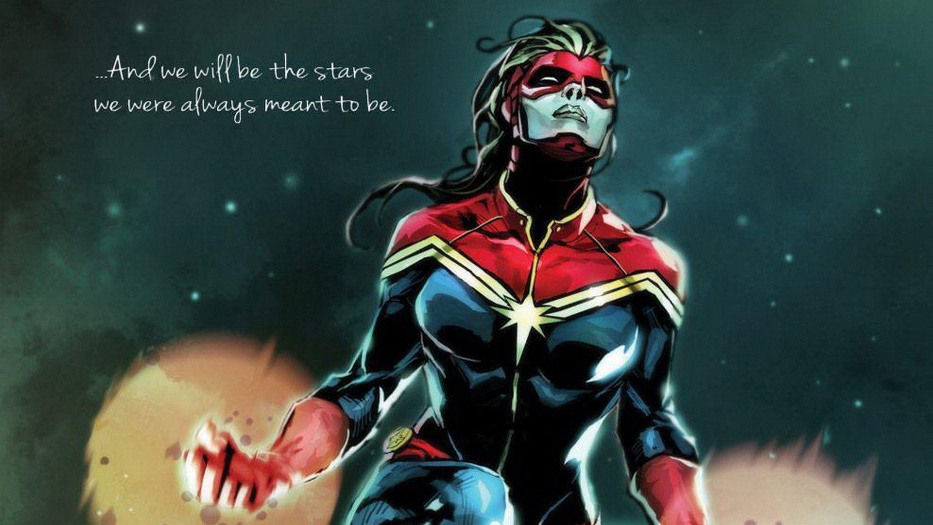 Captain Marvel Wallpaper, Creative Captain Marvel Wallpaper - #WP