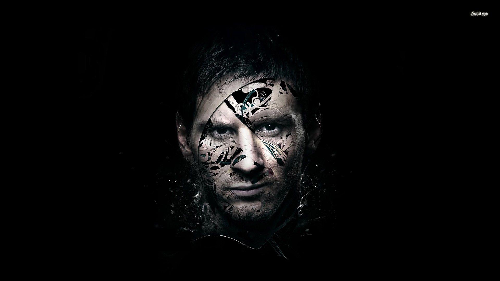 Lionel Messi Wallpaper HD black background