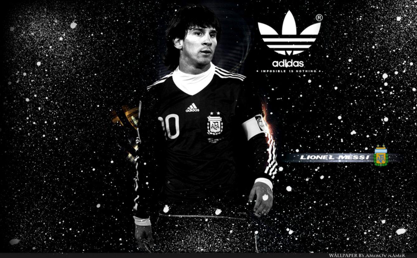 Lionel Messi HD Wallpaper White