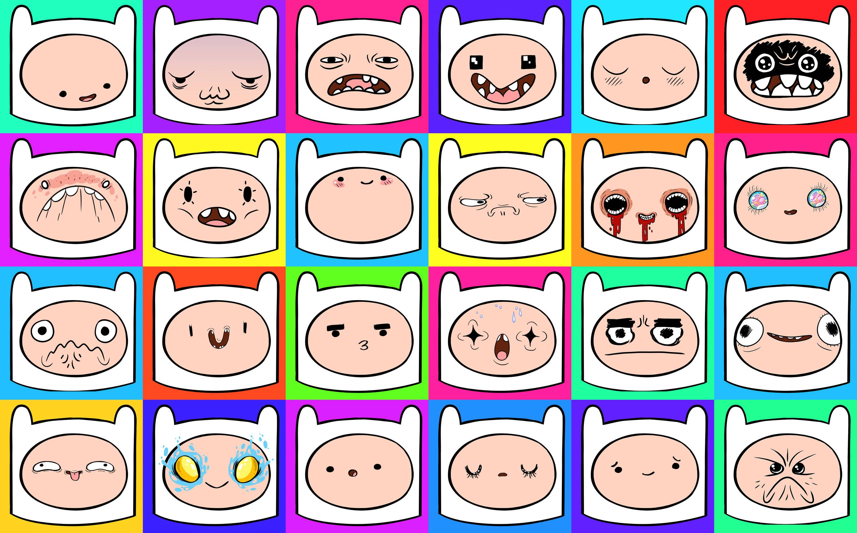 The many faces of Finn. [Wallpaper]