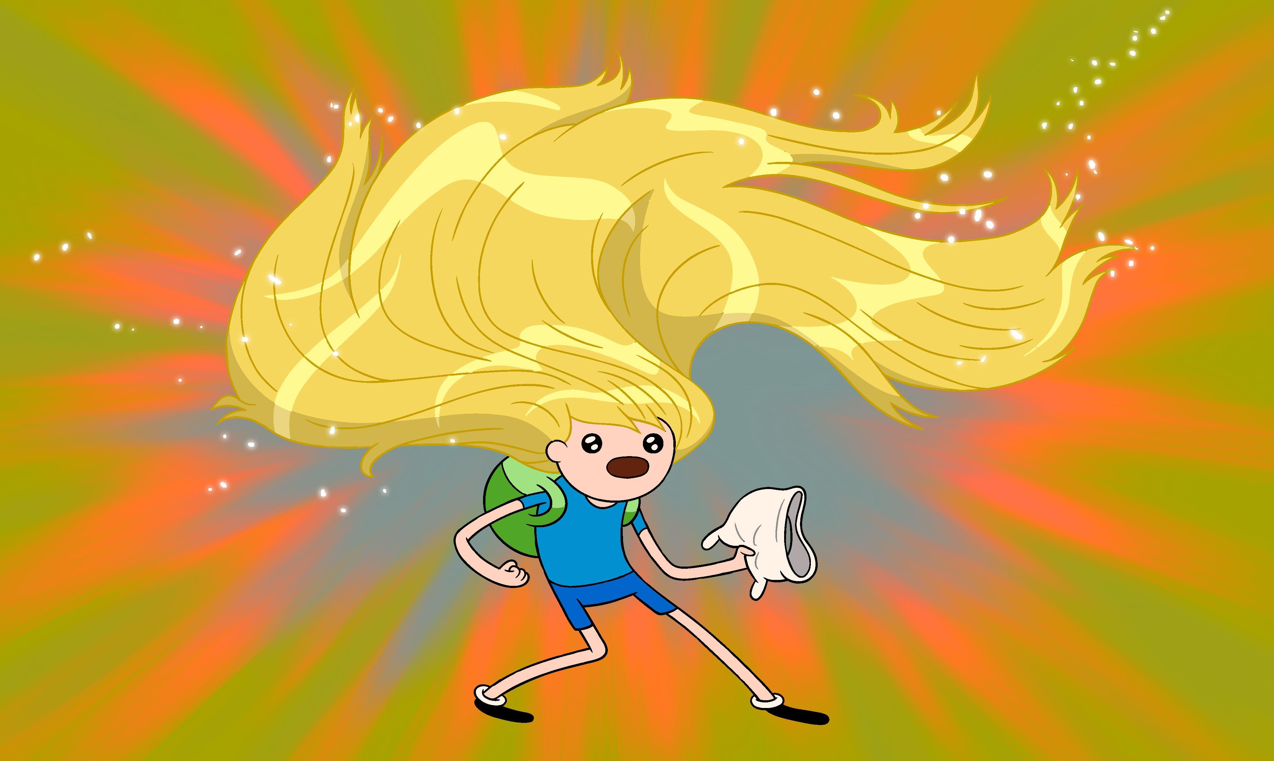 Finn Showing Off His Hair Wallpaper (7988)