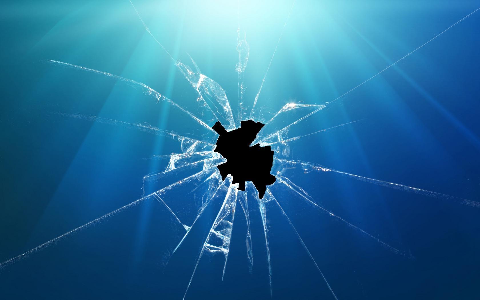 Cracked Screen Wallpaper and Background Imagex1050