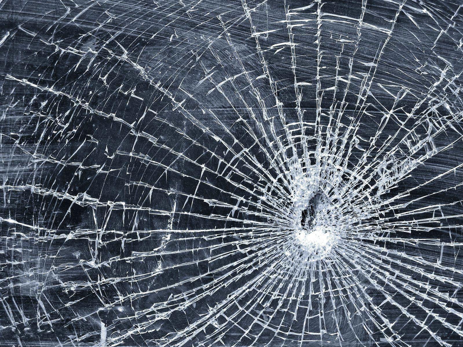 Cracked Screen Wallpaper and Background Image