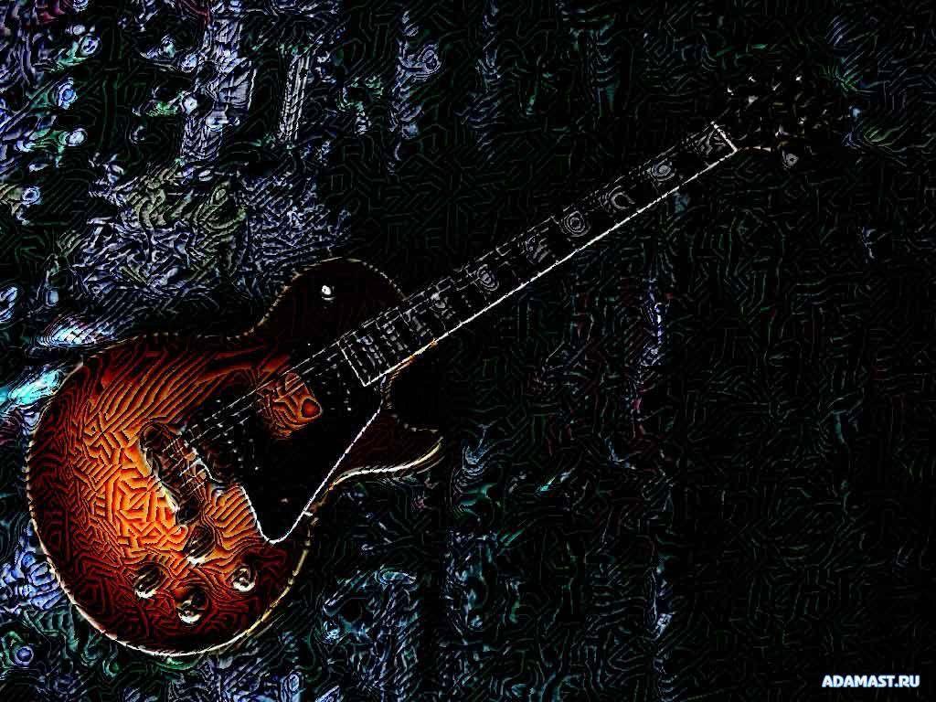 rock and roll guitar wallpaper