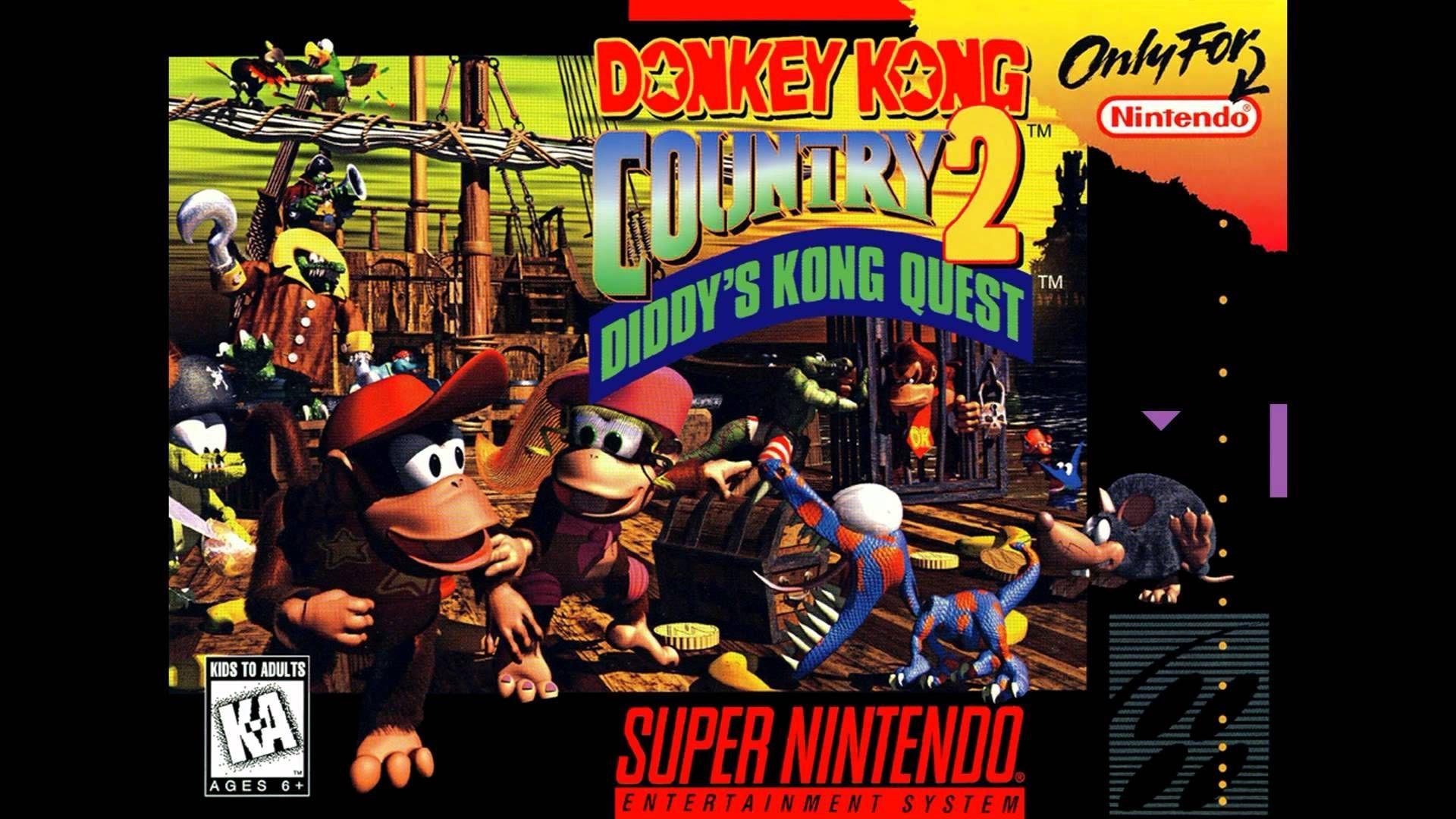 Donkey Kong Country 2 Soundtrack: Dixie Lava Stage Clear 1080p