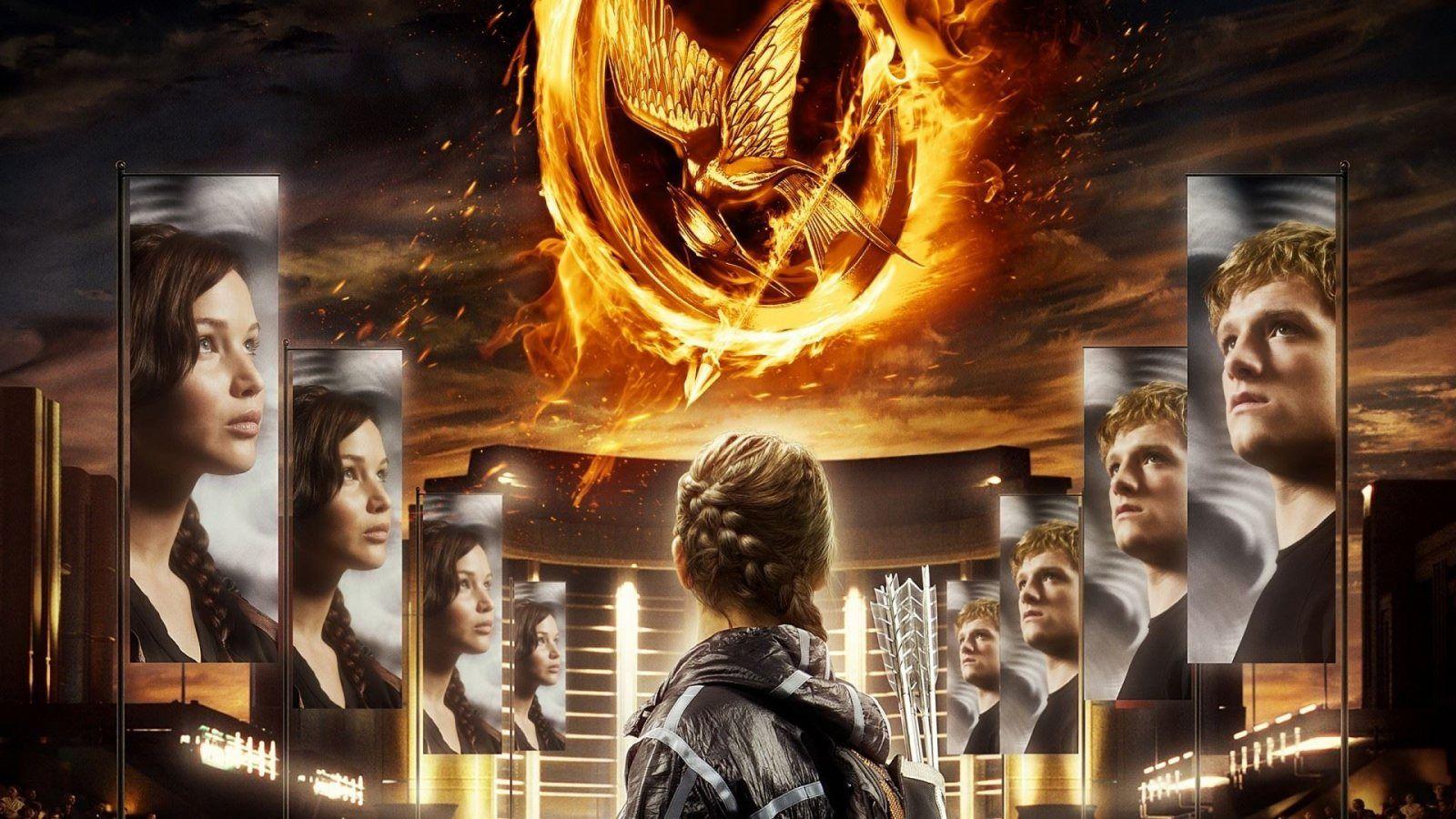 Desktop Wallpaper: Katniss Everdeen and Peeta Mellark Hunger Games